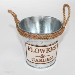 Flowers & Garden Style Iron Flowerpot