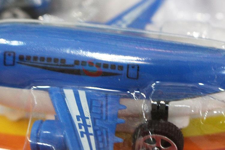 China factory price white/blue airplane shape toy