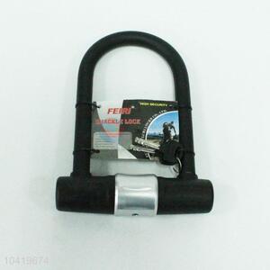 Classical Design Black Color Bicycle Lock