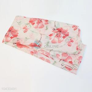 Luxurious women's digital custom printed cotton scarf