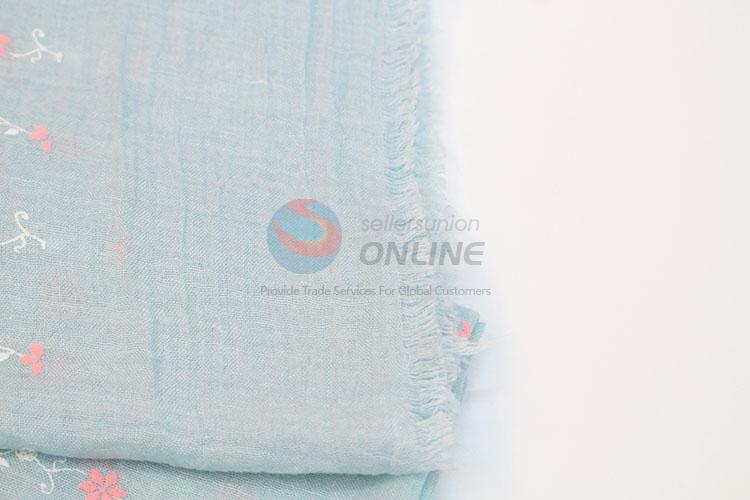 Factory Direct Flower Digital Printed Cotton Scarf