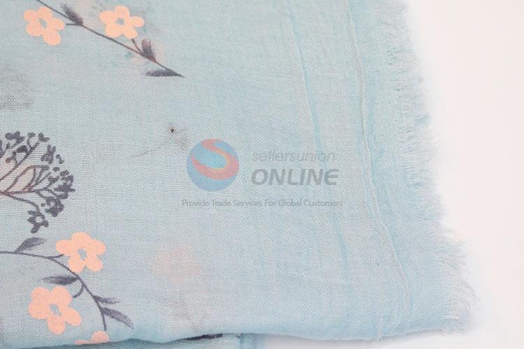 Factory Direct Flower Printed Cotton Scarf