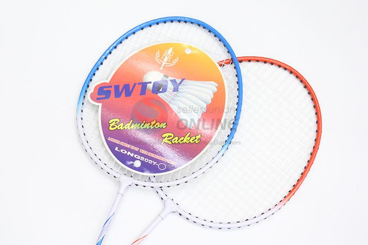 Super flexible cheap badminton racket