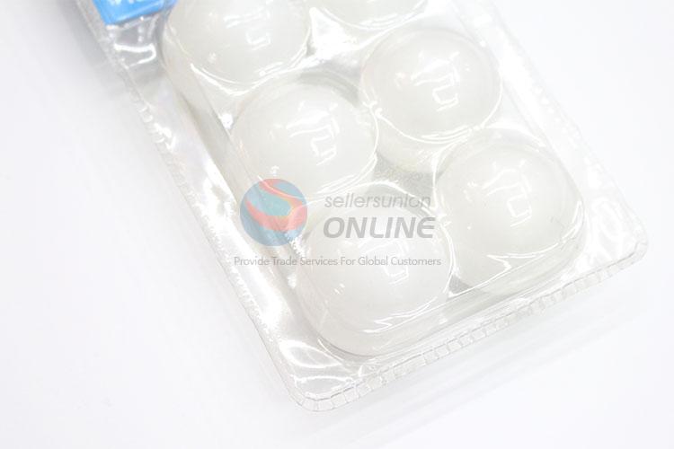 Hot Selling 6PCS White Pingpang Balls