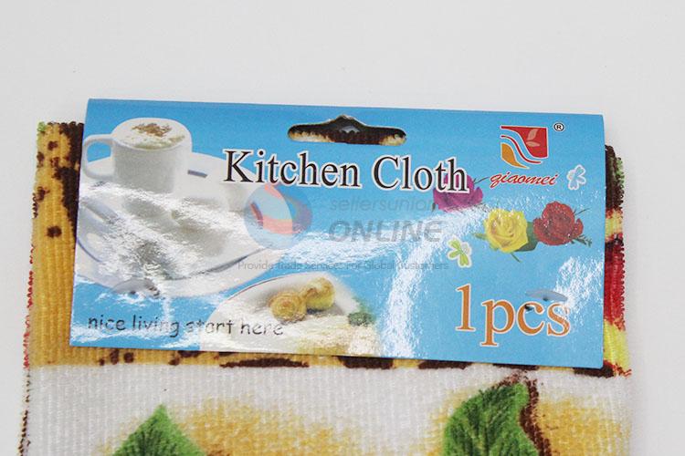 Cheap Wholesale Fiber Cloth Kitchen Towel Tea Towel