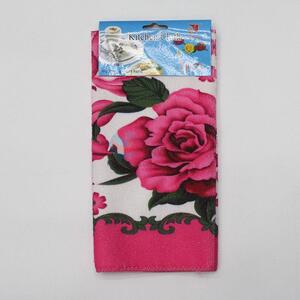 Flower patterns terry cloth kitchen towels wholesale