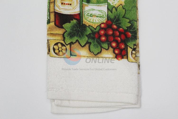 Promotional towel good quality printed kitchen towels /tea towels manufacturer