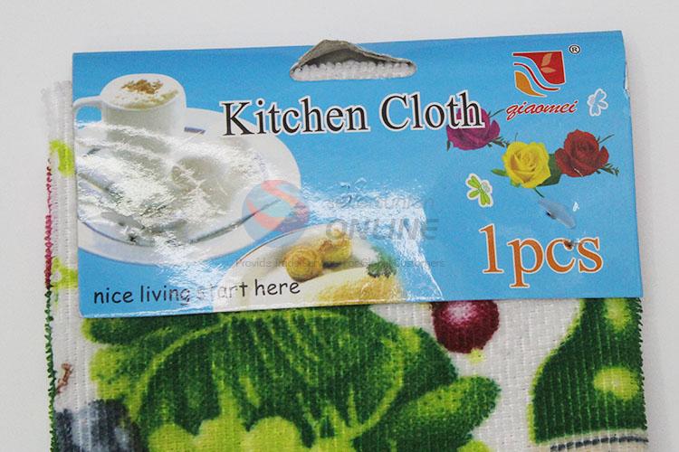 Factory Direct Fiber Fruit Pattern Tea Towel