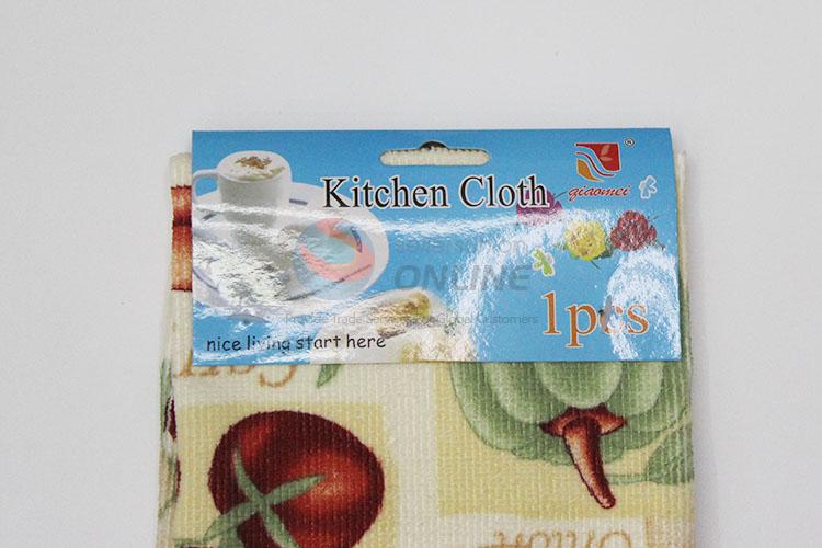 Cheap Vegetable Printing Fiber Tea Towel