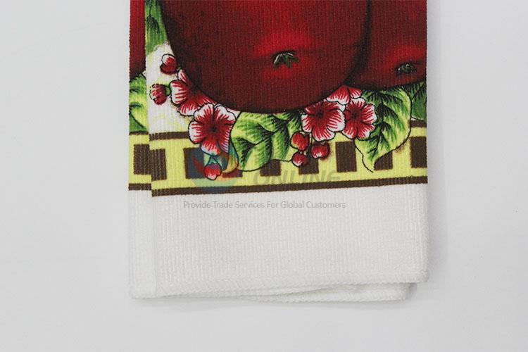 Factory price wholesale printing kitchen standard size tea towel