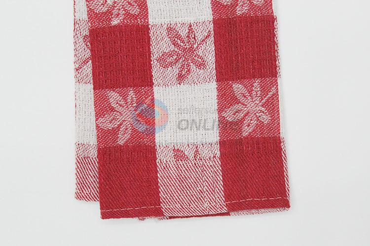 Best Price Red Grids Tea Towel Kitchen Towel