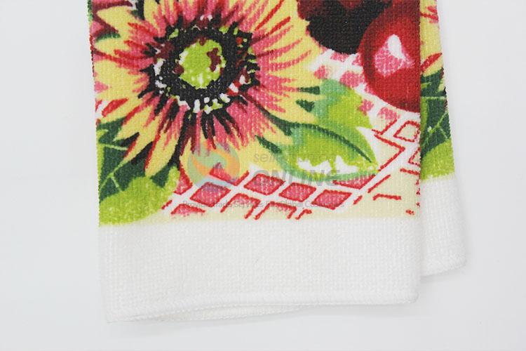 Kitchen Tea Towel Microfiber Fabric Custom Tea Towels