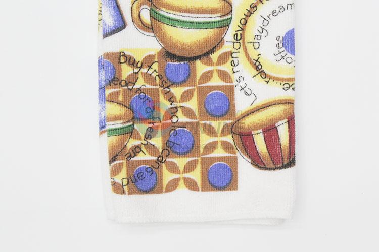 Hot sale standard size tea towel microfiber towel