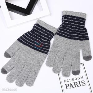 Knitting Wool Gloves for Men