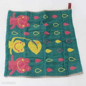 Cute printed square shaped children towels