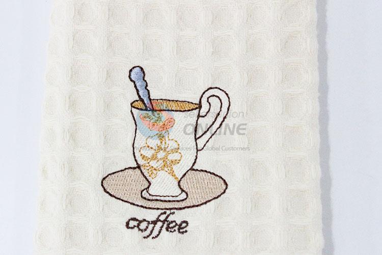 Soft coffee kitchen towels for wholesale