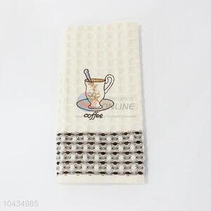 Soft coffee kitchen towels for wholesale