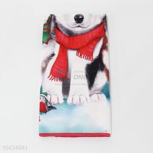 Factory wholesale dog printed kitchen towels