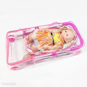 Low Price Trendy Cute Doll Play Toys Stroller Set