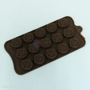 Hot sale silica gel flower chocolate mould,22*10.5cm