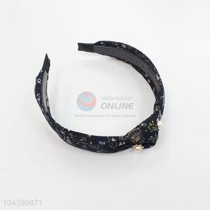 Top Quality Printed Bow Women Hair Band