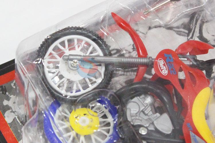 Best Selling Plastic Lock Motorcycle Vehicle Set Toys For Kids