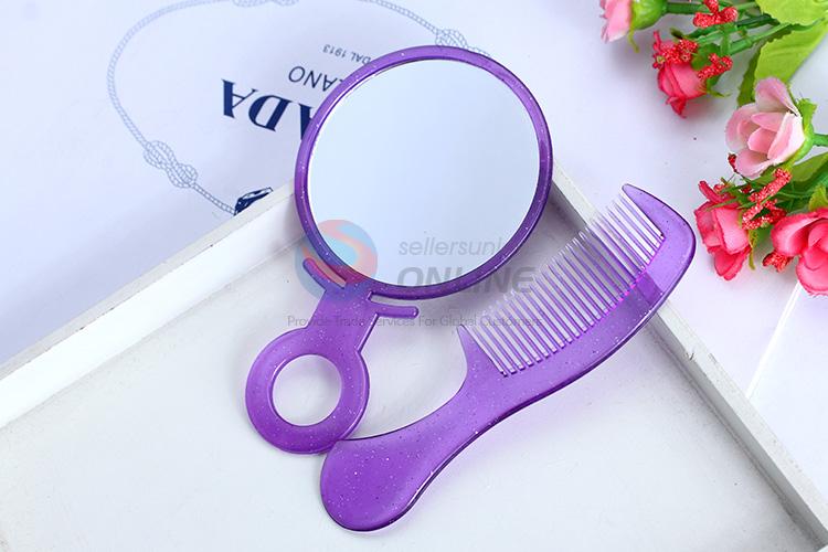 Low price new arrival plastic mirror&comb set