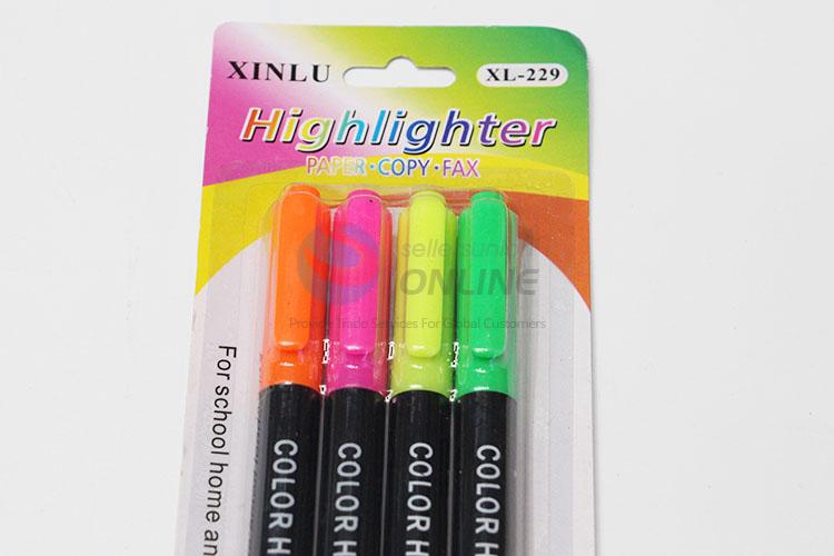 Hot Selling Plastic Highlighters Set