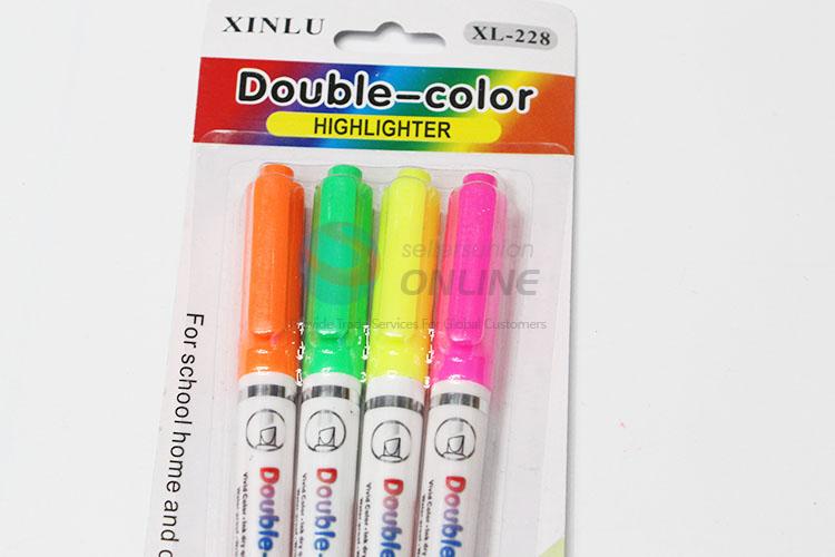 Eco-friendly Plastic Highlighters Set