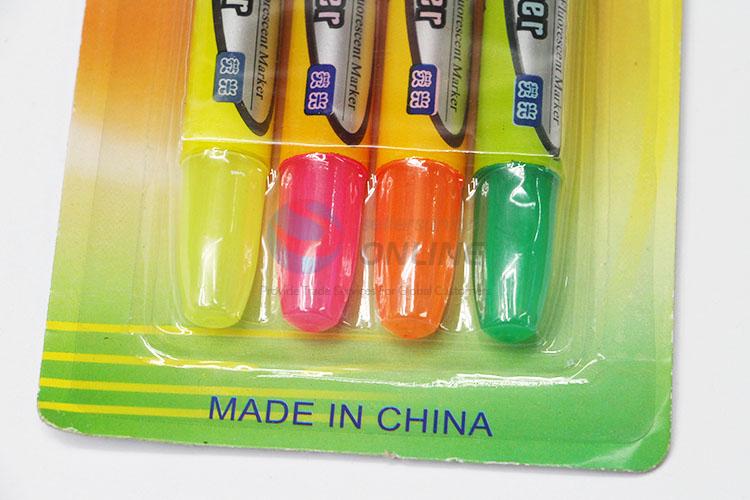 Chinese Factory Plastic Highlighters Set