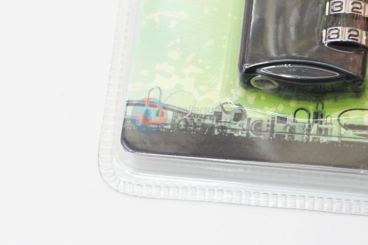 Simple Style Zipper Bag Diary Backpack Handbag Luggage Lock