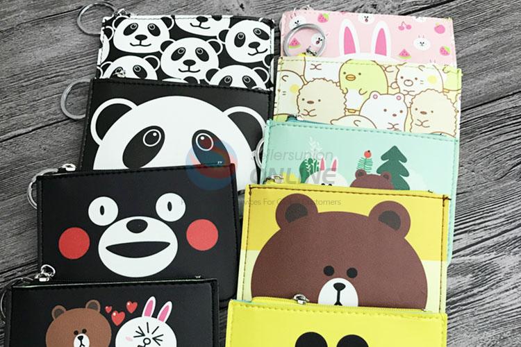 Cartoon Design Lovely Girl Portable Cloth Wallet