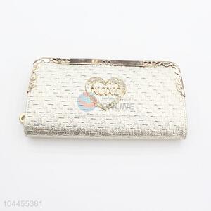 Sweet Heart Design Women Fashion Cloth Long Purse Wallet