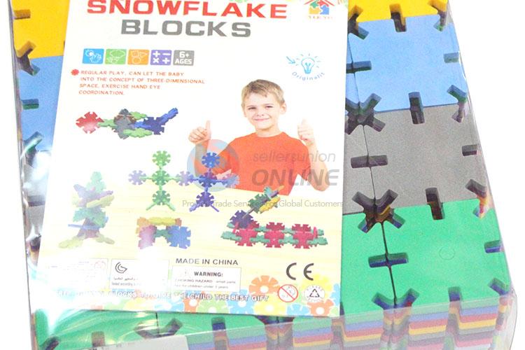 New Design 192 Pieces Square Snowflake Blocks For Children