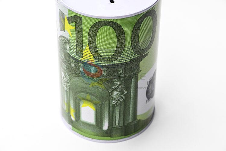 High Quality Round Can Money Bank Tin Box