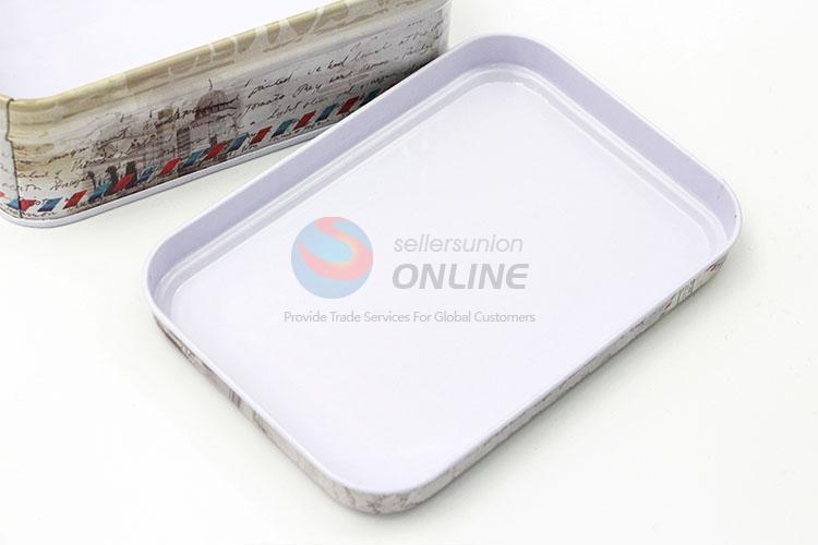 Hot Sale Multi-use Rectangle Tin Storage Cases Set