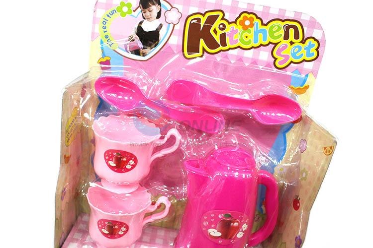 Popular Simulation Teapot And Cup Set Toy Plastic Tea Set Toy