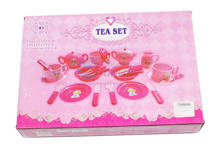 Latest Plastic Tableware Tea Set Simulation Kitchen Set Toy