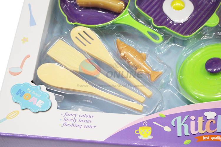 Top Quality Plastic Kitchenware Fashion Kitchen Set Toy