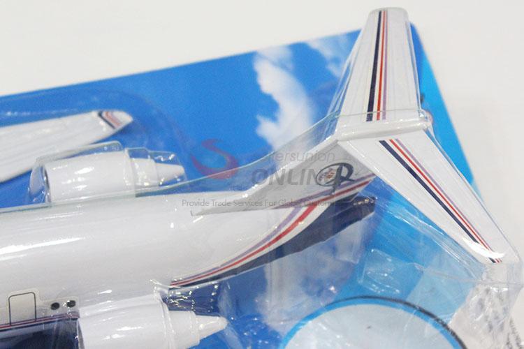 Plastic airline toy white planes