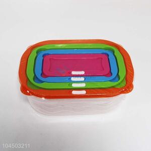 Wholesale Plastic Preservation Box Colorful Lunch Box