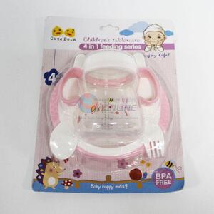 Lovely Baby Plastic Feeder Tableware Set