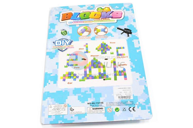 Popular Children DIY Toy 62 Pieces Plastic Building Block