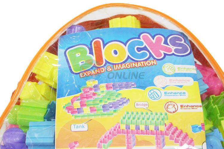 High Quality 60 Pieces Plastic Building Block Best Educational Toy