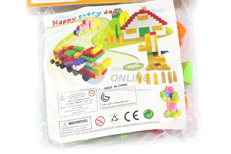 Cheap Colorful 23 Pieces Plastic Building Block Creative Educational Toy