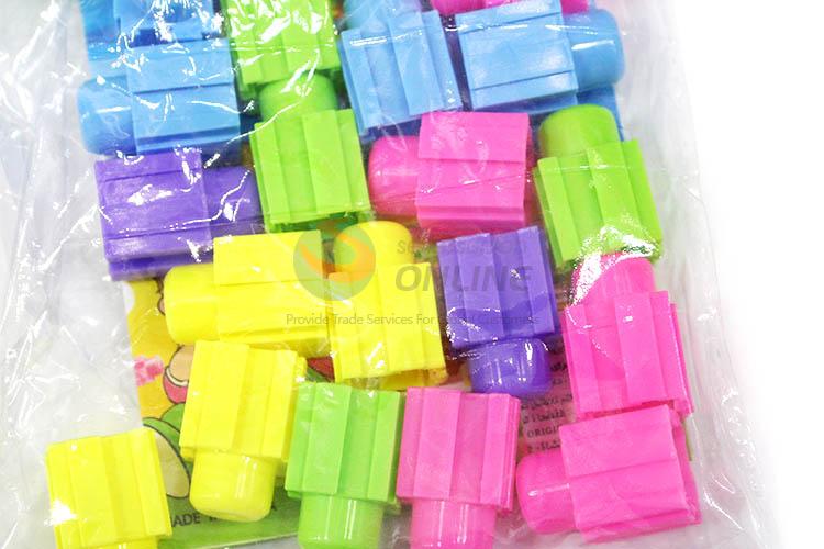 Hot Selling 25 Pieces Plastic Building Block Kids DIY Toy