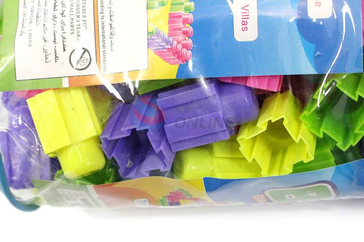 New Design 100 Pieces Plastic Building Block Funny DIY Toy For Children