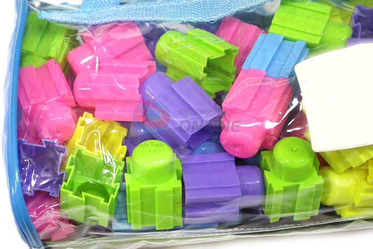 Fashion Educational Toy 60 Pieces Colorful Plastic Building Blocks