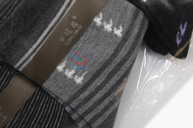 High sales promotional printed thickened men cotton socks