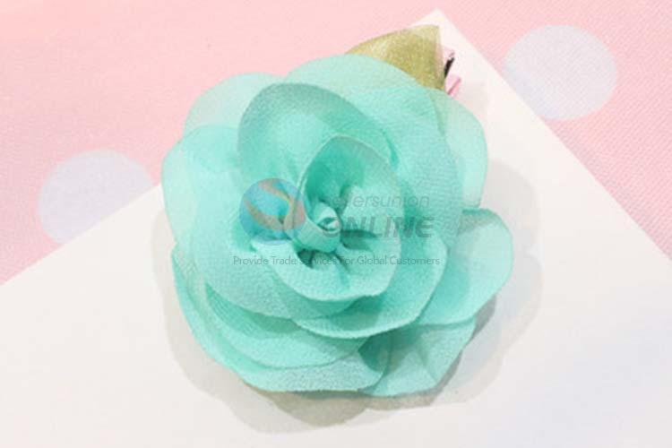 Wholesale Custom Cheap Rose Flower Series Kids Hairpin